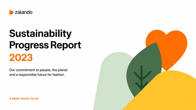 Zalando ESG Progress Report Presentation Template