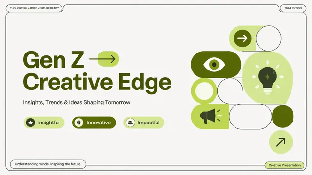 Gen Z Trends & Creative Strategy Editorial Deck
