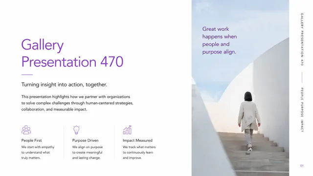 Gallery Light Minimalist Business Presentation Template