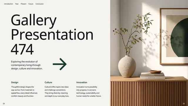 Living Trends Gallery Editorial Presentation