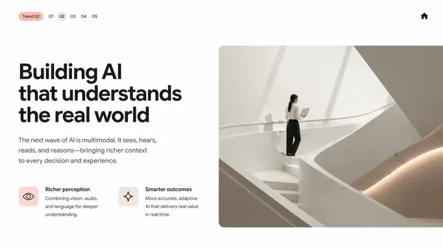 AI Research Deck with Organic 3D Elements