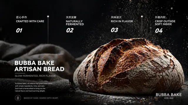 Artisan Bread Dark Cinematic Food Lookbook