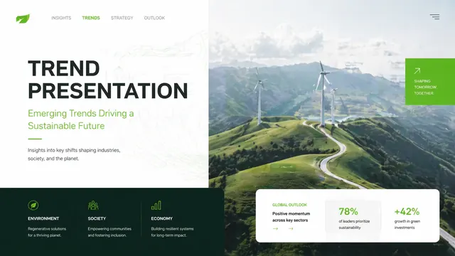 Sustainable Industry Trends and Green Innovation Report
