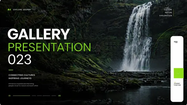 Nature Gallery Editorial Presentation Template