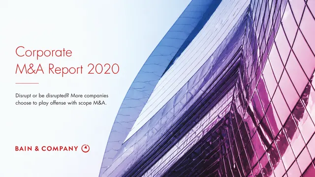 Corporate M&A Consulting Report Design