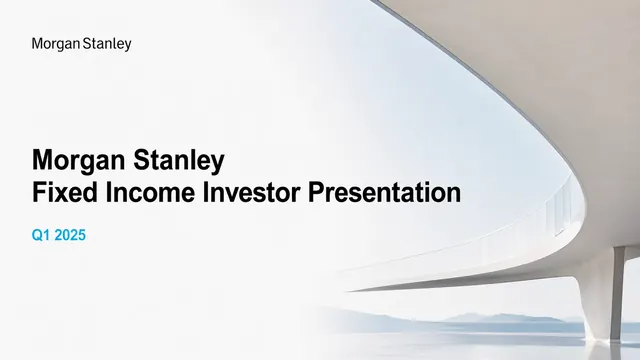 Fixed Income Investor Presentation Template