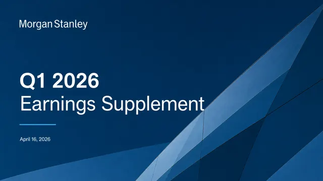 Corporate Q1 Earnings Supplement & Financial Data Deck