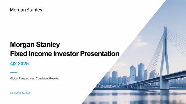 Fixed Income Investor Relations Presentation Deck