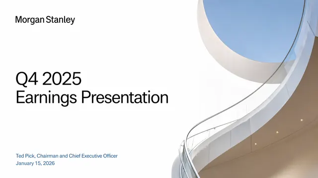 Morgan Stanley Q4 2025 Earnings Presentation Template