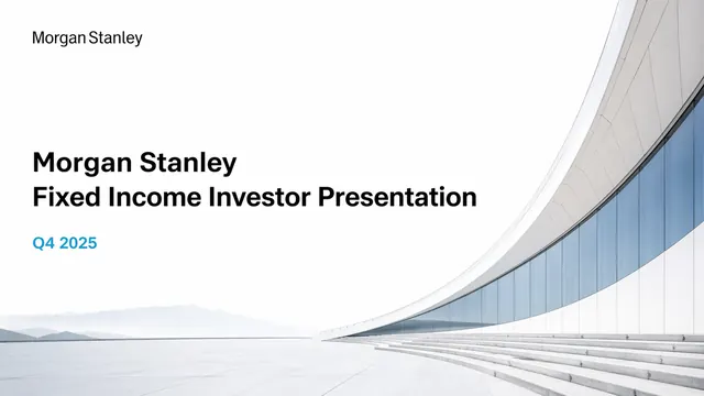 Corporate Fixed Income & Liquidity Presentation Template