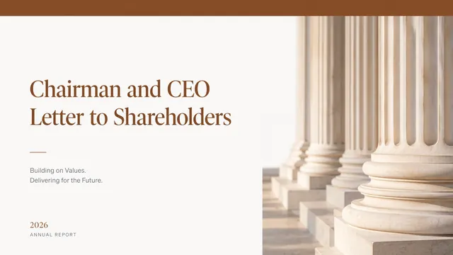 Pillar Annual Report: Professional Shareholder Letter Deck