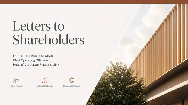 Executive Shareholder Letter and Annual Report Template