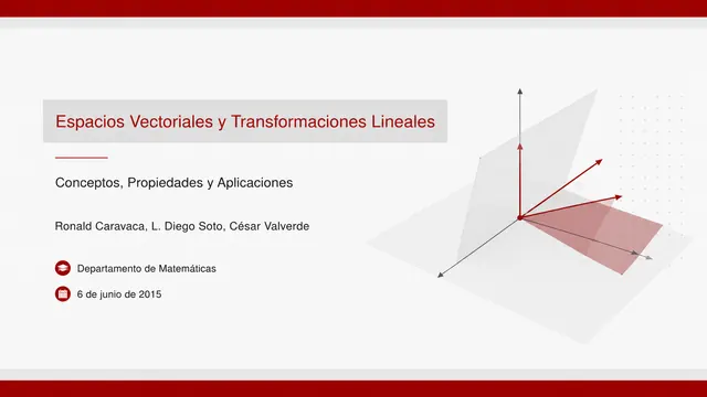 Vector Math & Linear Algebra Academic Presentation Deck
