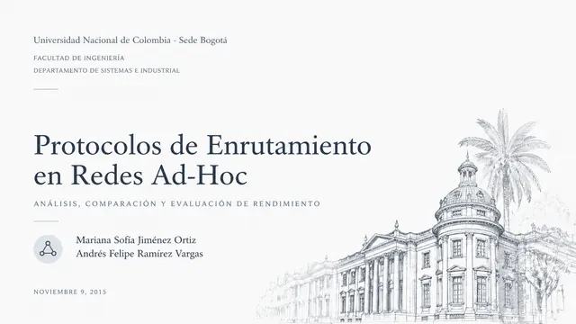 University Sketch Academic Presentation Template