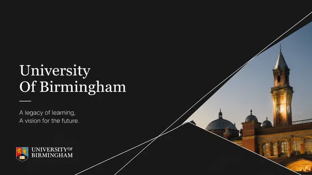 University Legacy Dark Academic Presentation Template