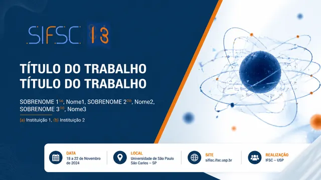 Atomic Orbit Scientific Conference Presentation Template