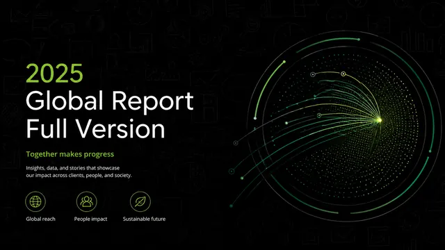 Global Report Dark Mode Data Deck