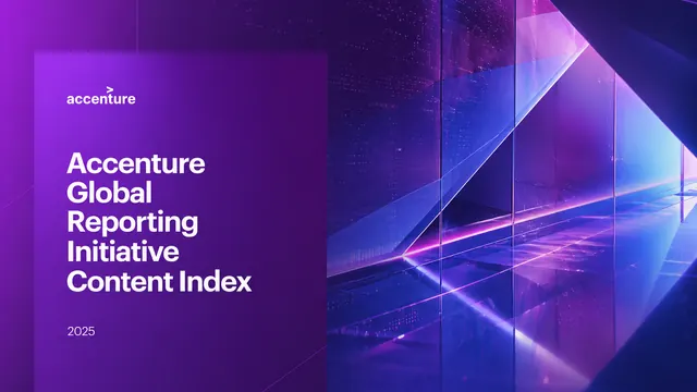 Accenture GRI Digital Content Index Reporting Deck