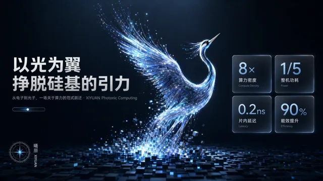 Photonic Computing Dark Mode Product Launch Template