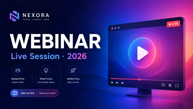 Neon Gradient Webinar Presentation for Tech & Marketing