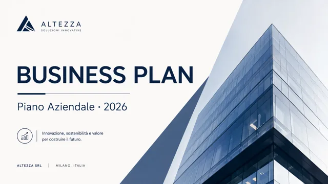 Italian Business Plan Template for Corporate Strategy