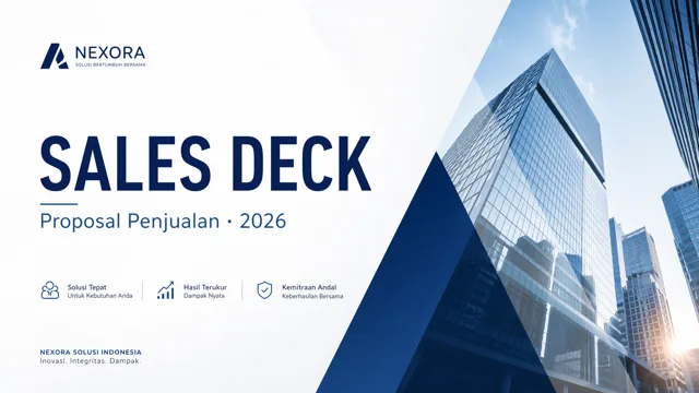 Corporate Sales Deck for Indonesian Business Markets