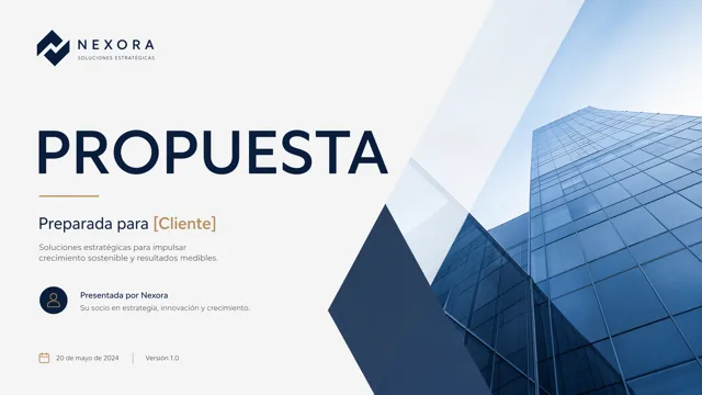Professional Spanish Business Proposal for Strategic Services