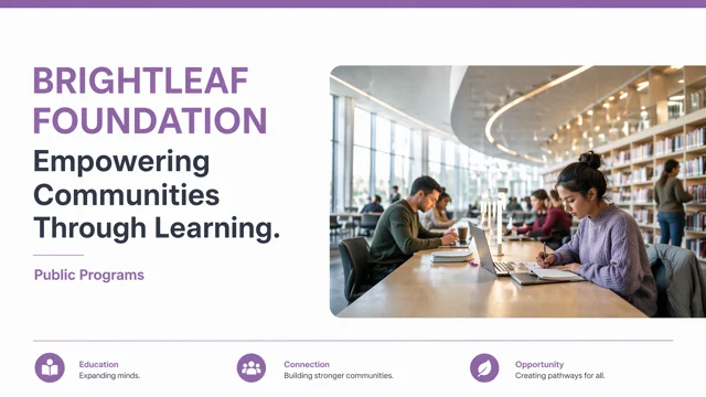 Library Impact & Academic Program Presentation Template