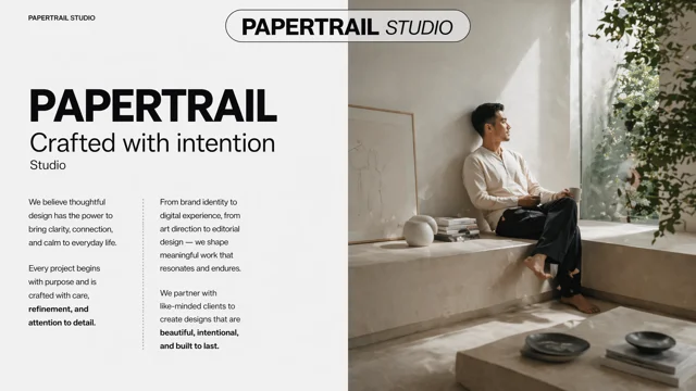 Home Life Editorial Layout for Modern Brand Reports
