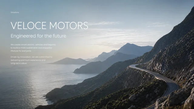 EV Coastal Road Series Pitch Deck