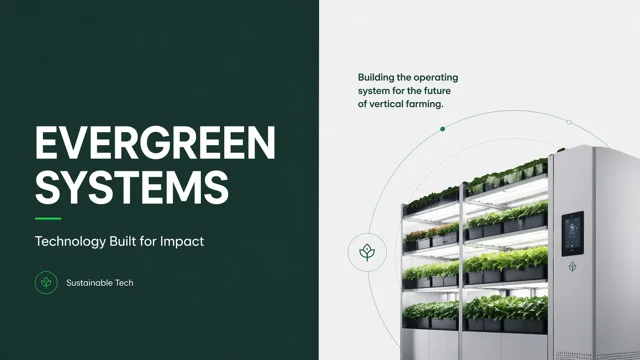 Vertical Farm Tech: Sustainable Ag-Tech Presentation