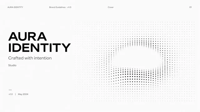 Oculus Minimalist Brand Identity & Guidelines Deck