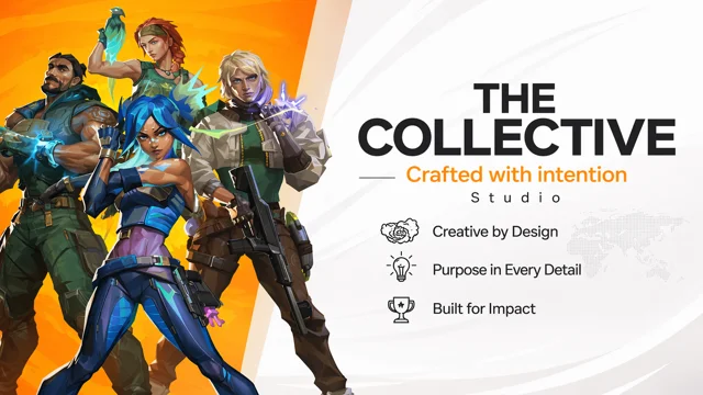 Valorant Gallery Orange Gaming Lookbook Template
