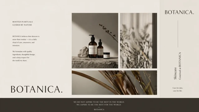 Aesop-Inspired Editorial Brand Deck