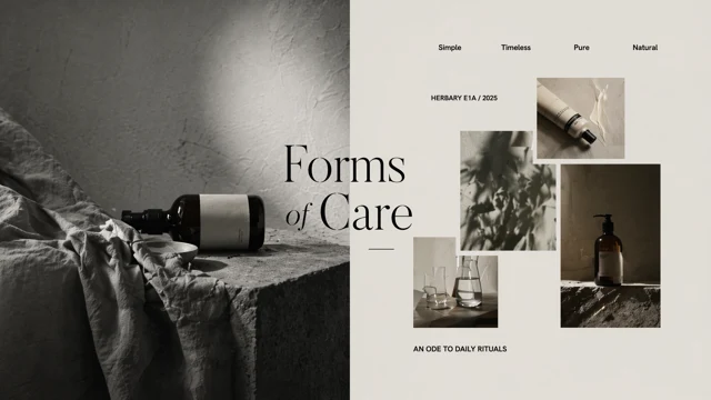 Aesop E1A Luxury Brand Lookbook & Editorial Deck