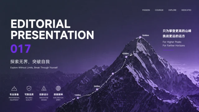 Outdoor Mountaineering & Brand Editorial Deck