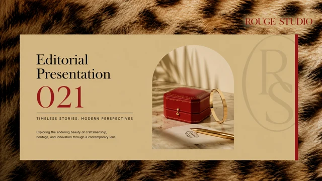 Leopard Luxury Editorial Jewelry Presentation Deck
