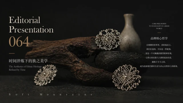 Ethnic Silver Jewelry Editorial Brand Lookbook
