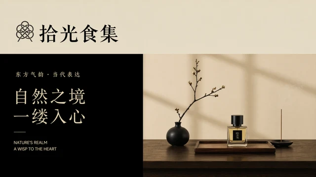 Oriental Zen Aesthetic Brand Presentation Deck