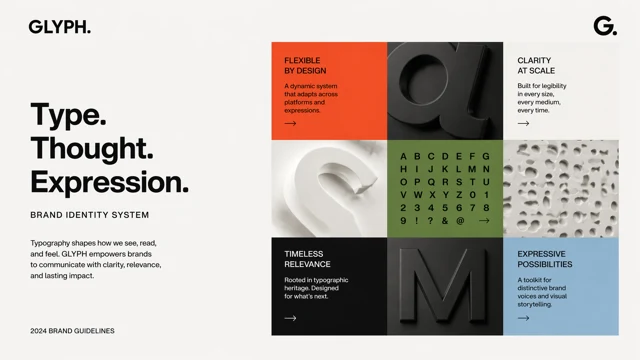 Monotype Brand Identity System & Typography Deck