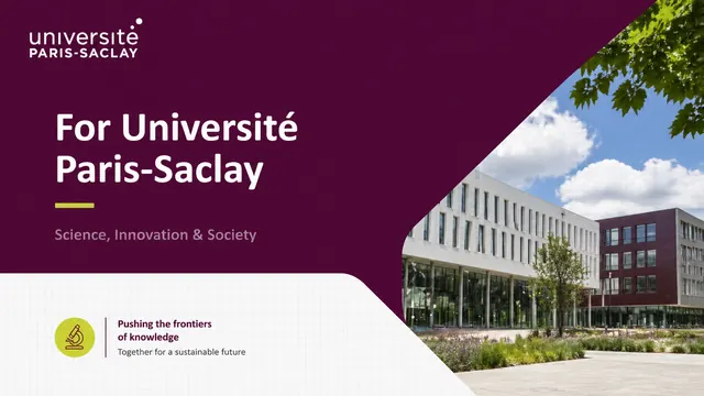 Paris-Saclay University Academic Presentation Deck