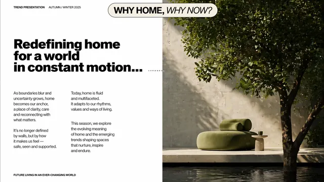 Home Trends Editorial Presentation Template