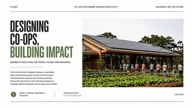 Co-op Impact Editorial Presentation Template
